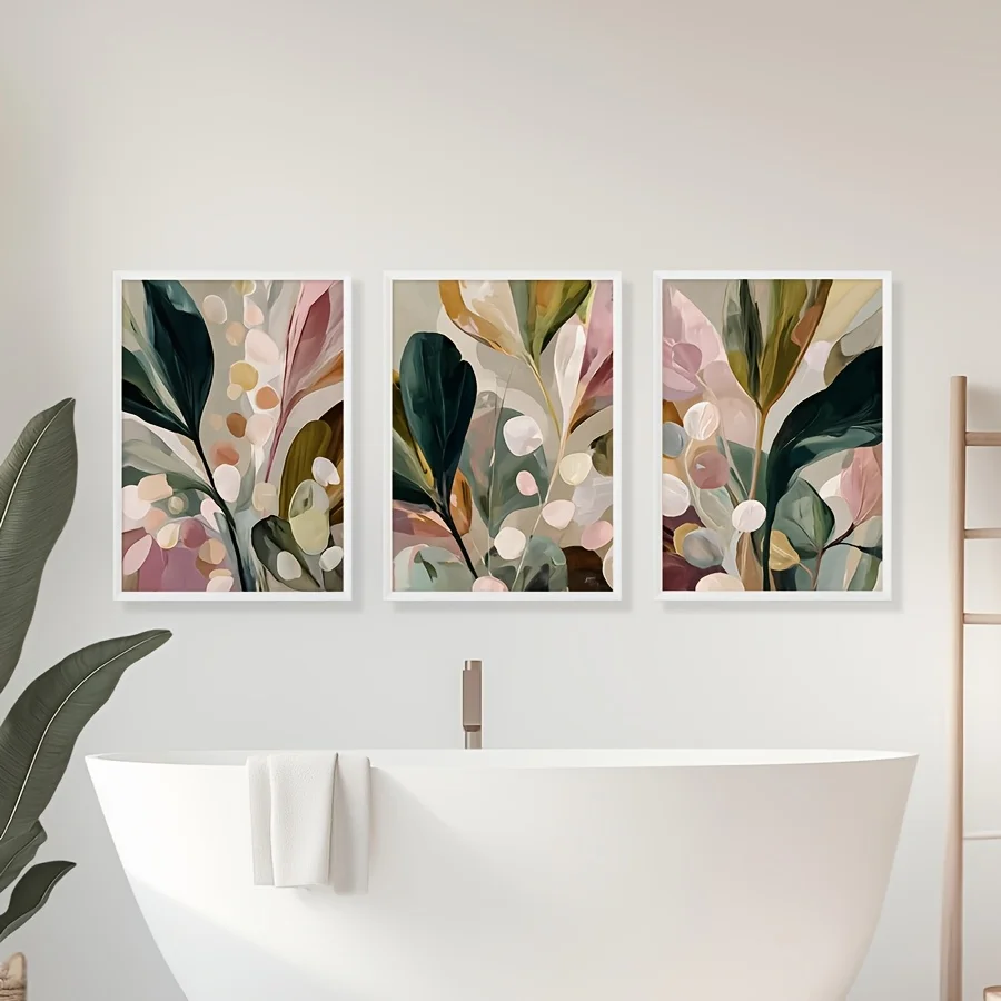 Large-sized 3pcs/set Bohemian  - Abstract Canvas Set ulasan dan harga
