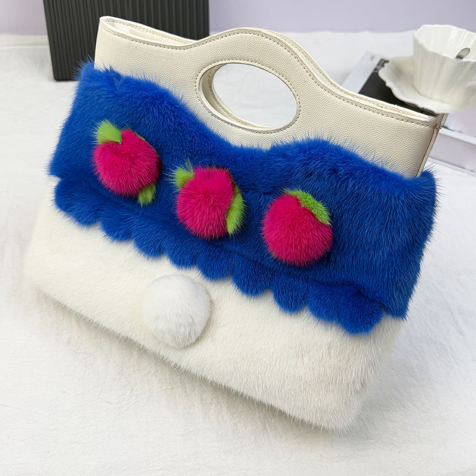 Luxury Mink Fur Tote Bag Women - Interior Design High End ulasan dan harga