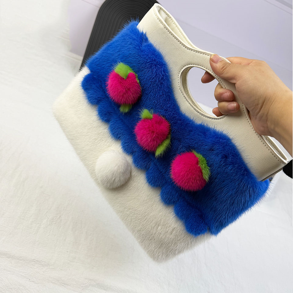 Luxury Mink Fur Tote Bag Women - Interior Design High End ulasan dan harga