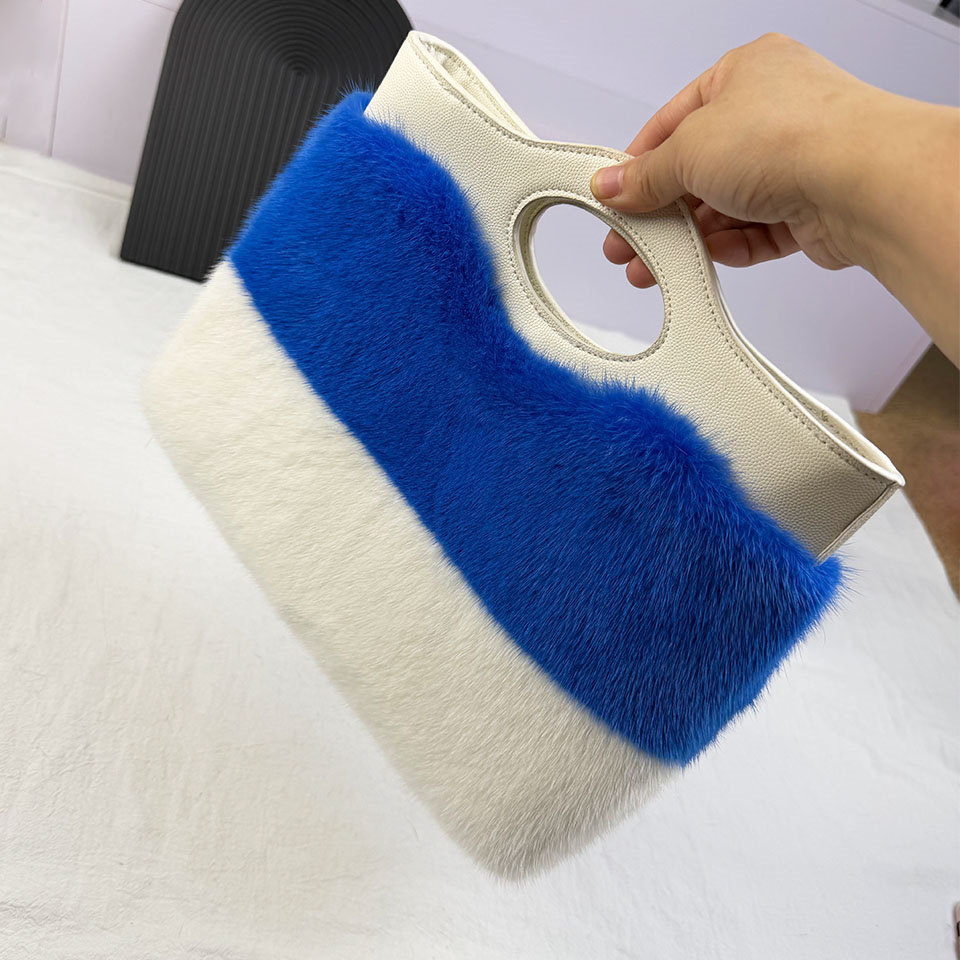 Luxury Mink Fur Tote Bag Women - Interior Design High End ulasan dan harga