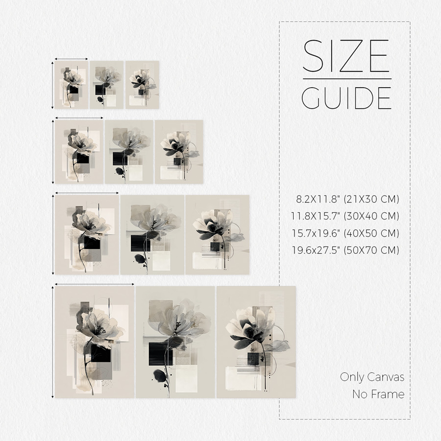 3pcs/Set frameless  , Abstract - Abstract Canvas Set ulasan dan harga