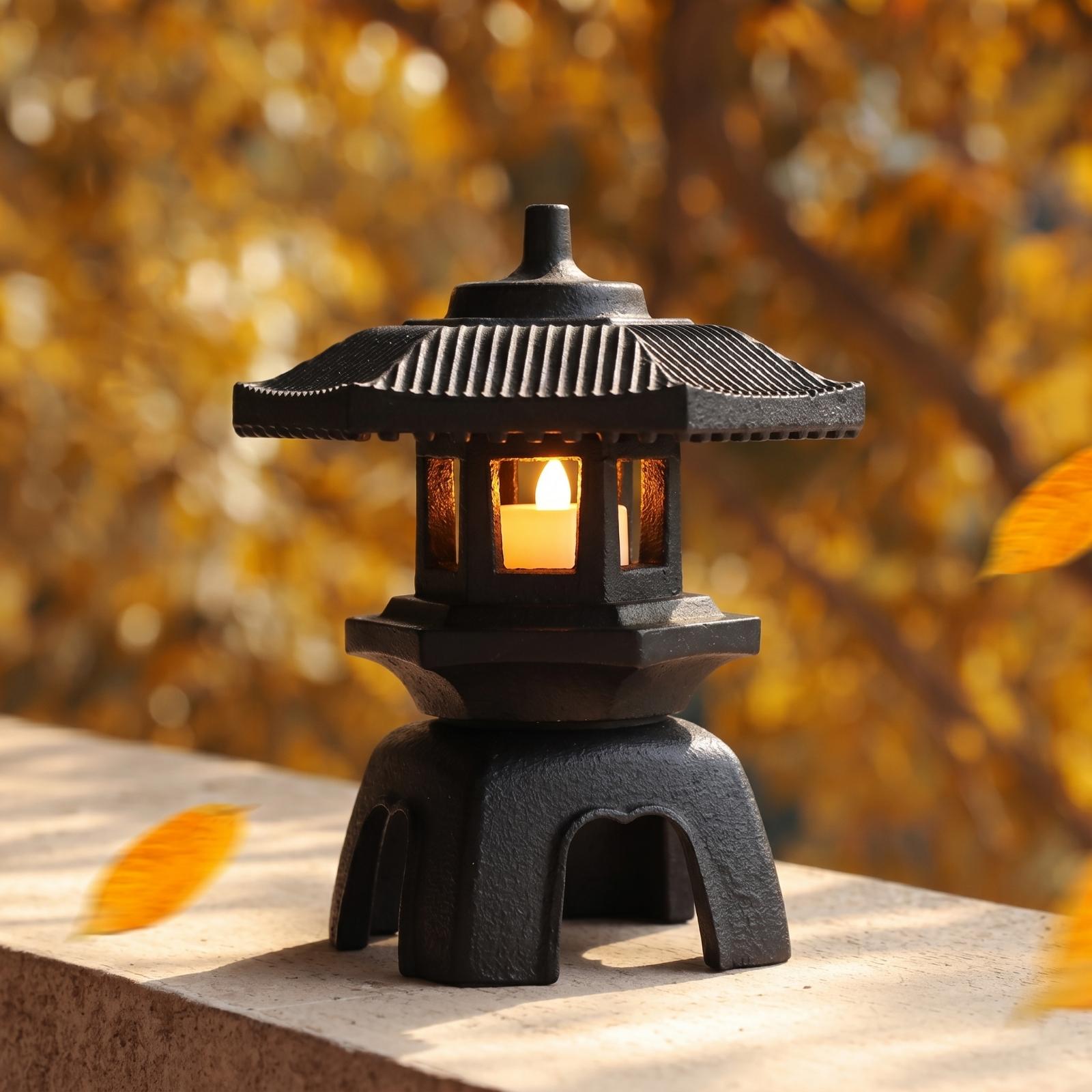 Cast Iron Lantern Classic Cand - Candle Holder Decor ulasan dan harga