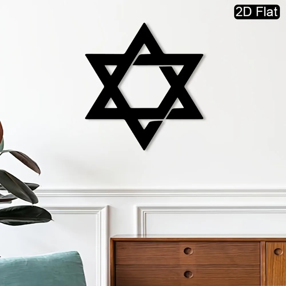 CIFBUY Iron Wall Art Star of D - Interior Design Living Room ulasan dan harga