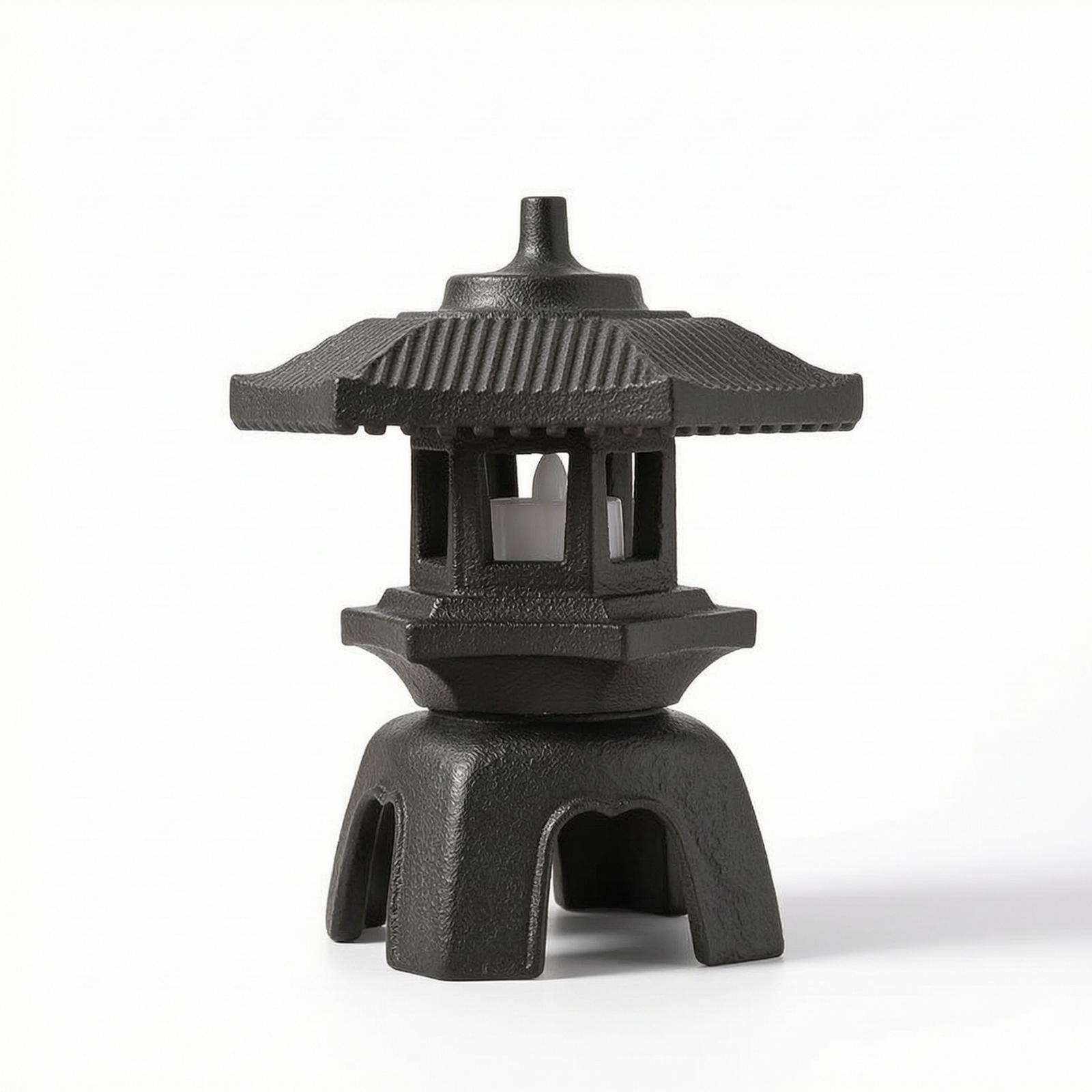 Cast Iron Lantern Tabletop Can - Candle Holder Decor ulasan dan harga