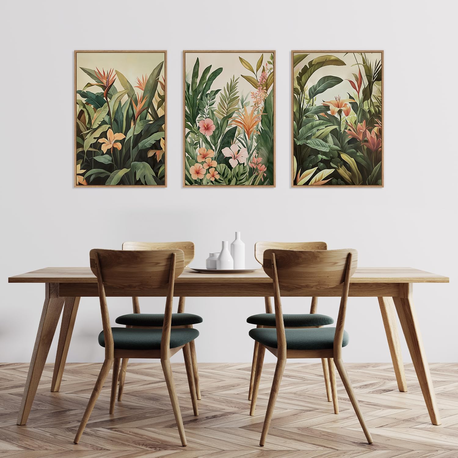 3pcs/set frameless Canvas Pain - Abstract Canvas Set ulasan dan harga