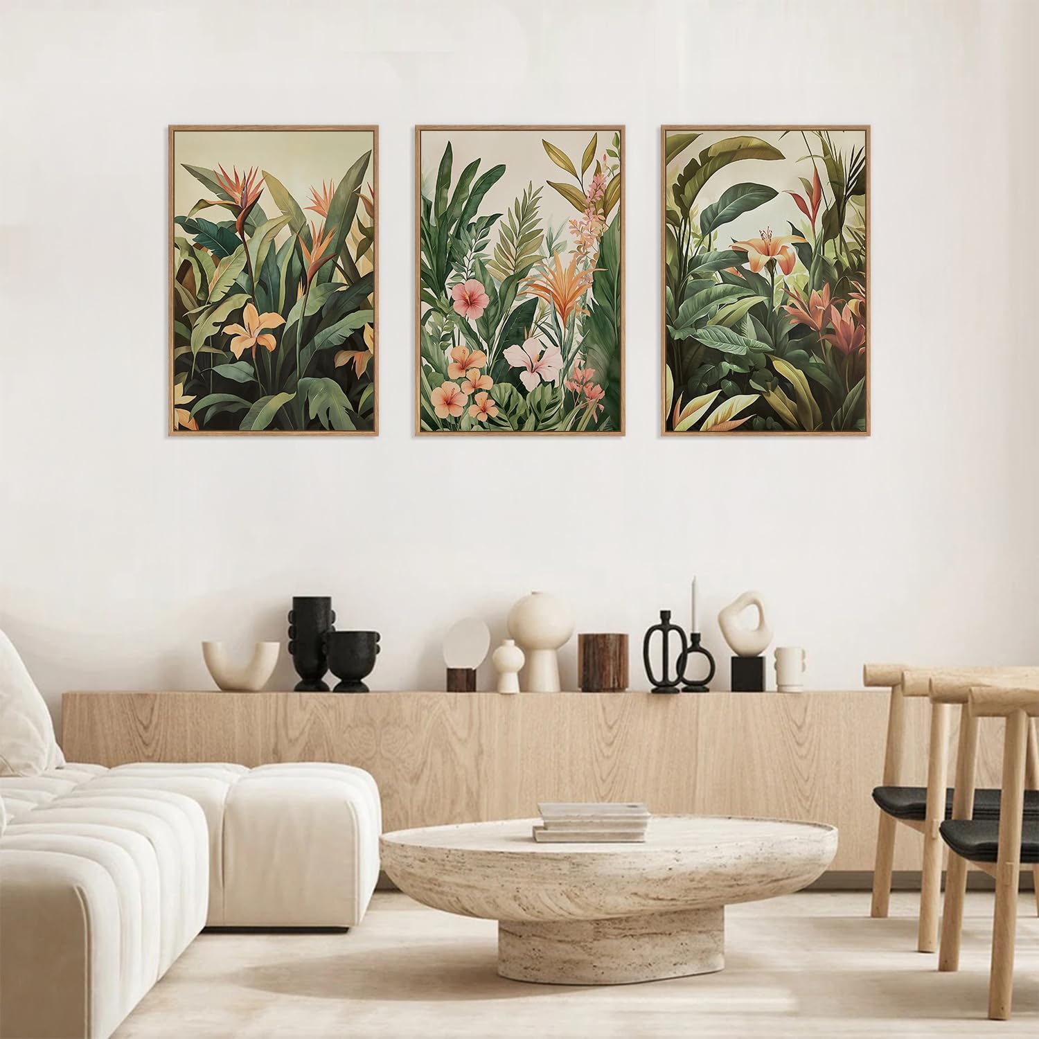 3pcs/set frameless Canvas Pain - Abstract Canvas Set ulasan dan harga